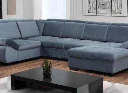 Corner sofa couch upholstery leather sofa couches furniture new living landscape U shape